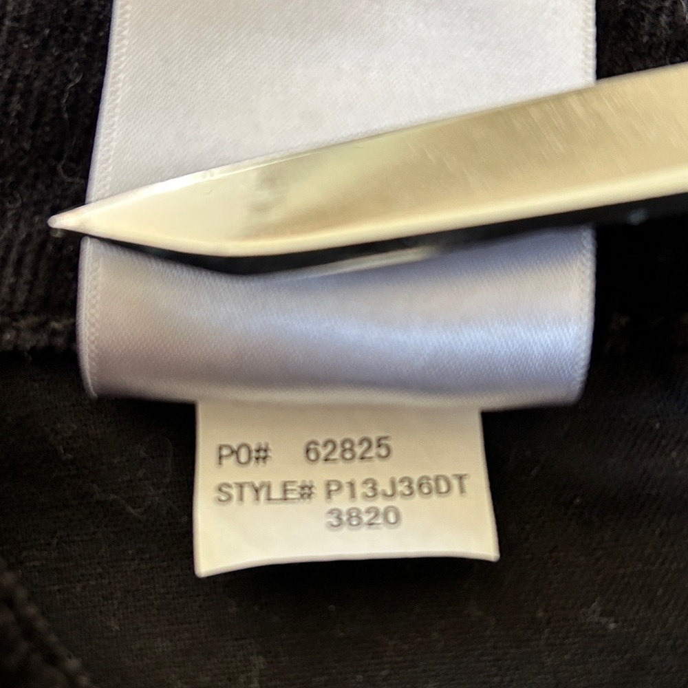 NYDJ Black Corduroy Legging Jeans 00P - Picture 10 of 14
